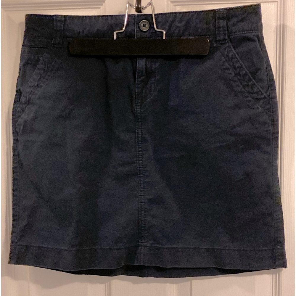 Black Denim Skirt